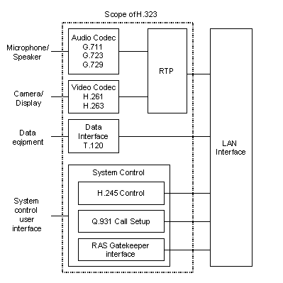 Рис. 4.2. Структура терминала h.323
